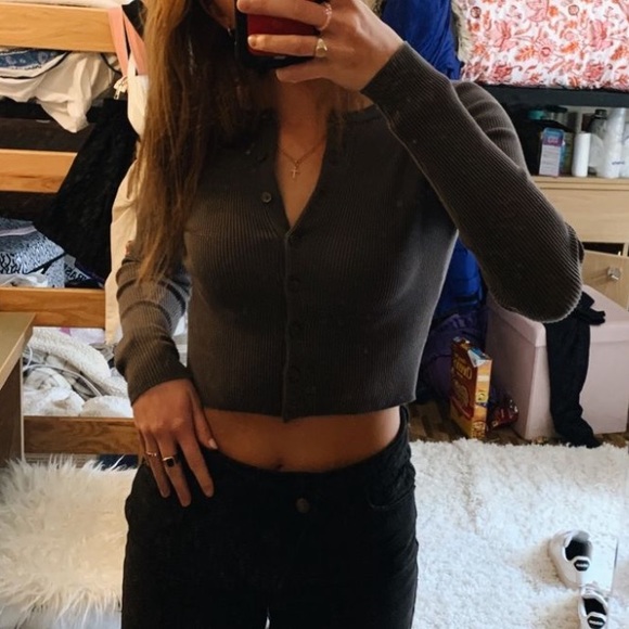 Button up sweater top Zara - Picture 3 of 3